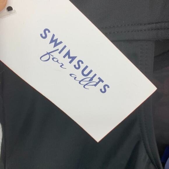 NWT Swimsuits For All Plus Sz 18 Floral Lattice One Piece Bathing Suit Underwire - Picture 4 of 8